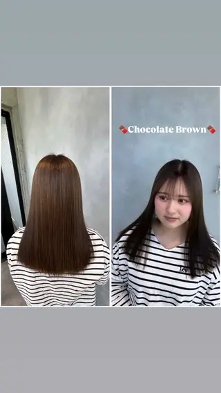 セミロング カラー 茅ヶ崎/ハイトーン/ Ramuのヘアスタイル