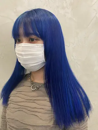 ロング カラー 佐伯 鼓乃美のヘアスタイル