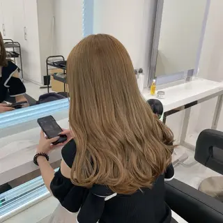 セミロング カラー 🌿透明感赤み消し Keishin🌿のヘアスタイル