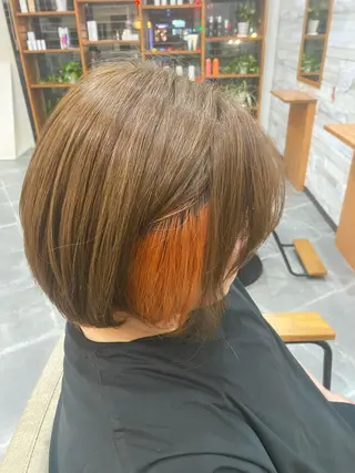 カラー Elmo.所属・みや ゆうかのヘアスタイル