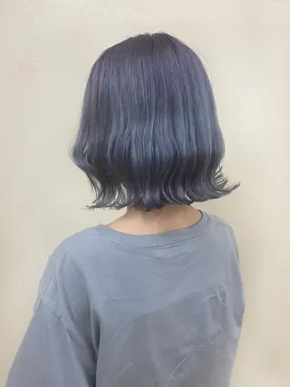 ミディアム カラー ヘアアレンジ 💕上野美容師☁ ブリーチ💖サワのヘアスタイル
