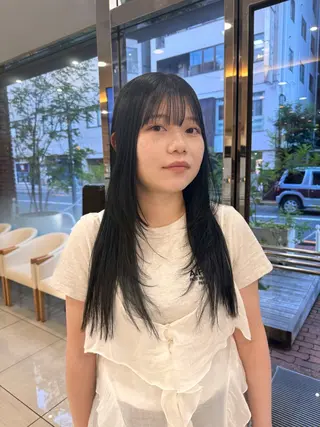 セミロング カラー Seeknext // Rukaのヘアスタイル