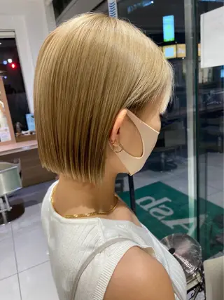 ショート カラー ヘアアレンジ メンズ・曲がる縮毛矯 正/パーマ/土屋丈のヘアスタイル