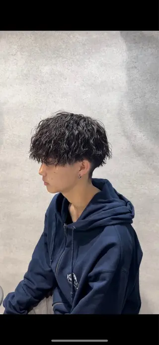 ショート カラー パーマ メンズ キッズ 🔥パーマ特化🔥 優馬のヘアスタイル