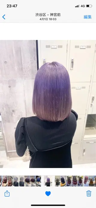 ミディアム カラー ヘアアレンジ メンズ キッズ お悩み解決美容師 💐AMIのヘアスタイル