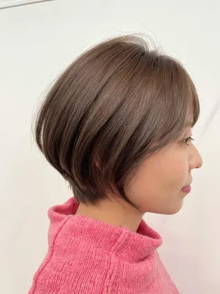 ショート カラー 笠原 健人のヘアスタイル