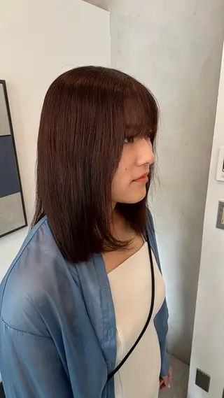 ミディアム Maika/伏見 カラーモデル募集中のヘアスタイル