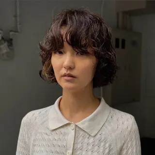 ショート パーマ hair  space Syrup所属・レディースパーマ/ 合田  有一朗のヘアスタイル