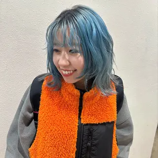 ミディアム ハイトーン/ブリーチ 🧁soraのヘアスタイル