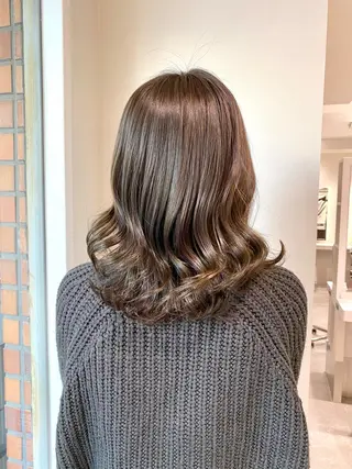 ミディアム nex the salon coall所属・【美髪矯正特化】 ズケヤマのヘアスタイル