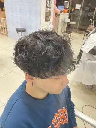 パーマ メンズ メンズニュアンス パーマ特化akaneのヘアスタイル