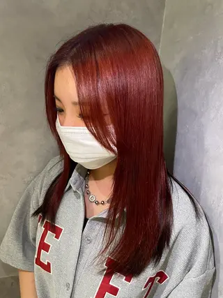 セミロング ひなの/透明感 カラー/レイヤーのヘアスタイル