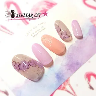 ネイル ショートネイル専門 StellarCatのネイルデザイン