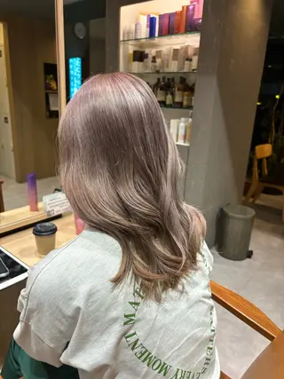 セミロング カラー charme by sarah/ aoiのヘアスタイル