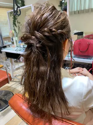 セミロング ヘアアレンジ 【店長】 草間大輔のヘアスタイル