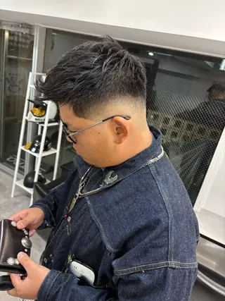 ショート パーマ メンズ INTRO SHIBUYA by Fi-Ne所属・💈メンズフェード 特化DAIYA💈のヘアスタイル