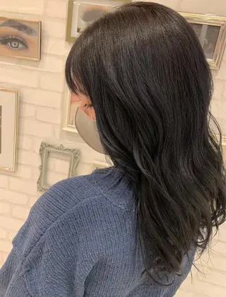 ロング 尾崎 優也のヘアスタイル