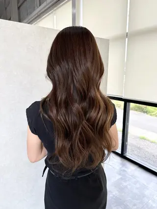 ロング カラー 竹貫 奈月のヘアスタイル