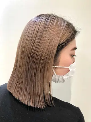 セミロング カラー/レイヤー/ 髪質改善/PAAQのヘアスタイル