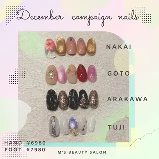 ネイル M's Beautysalon所属・M's 新小岩  Yunaのマツエク・マツパデザイン