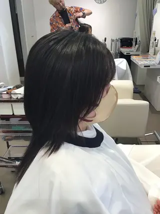 セミロング jouir立川店所属・堀平 由紀のヘアスタイル