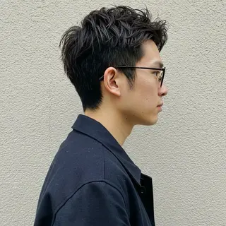 ミディアム カラー パーマ メンズ 🎸メンズ/パーマ/ ショート🎸工藤達哉のヘアスタイル