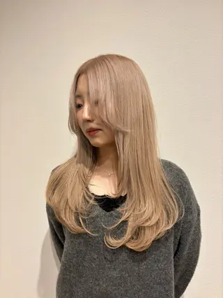 ロング たにぐち ななはのヘアスタイル