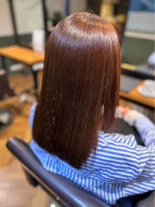 ロング カラー 髪質改善ヘアエステ AInoa RUANA 青山所属・✨️髪質改善 ミヤケのヘアスタイル
