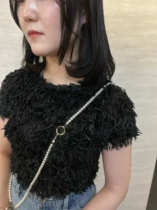 ミディアム カラー 駅チカ【ali'i】 アリイ花崎友美☘のヘアスタイル