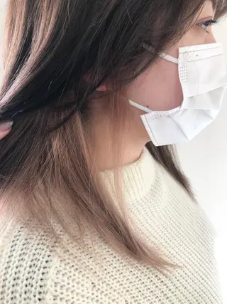 ロング カラー 茂原 麻生のヘアスタイル
