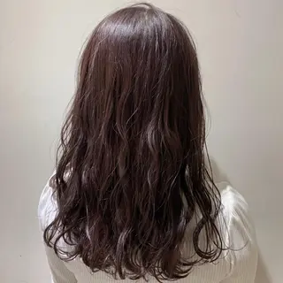 ロング カラー 渋谷ブリーチカラー 韓国ヘアyuikoのヘアスタイル