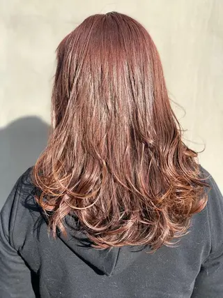 セミロング 田丸 なつみのヘアスタイル