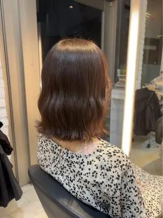 カラー miyu/ボブ/ 透明感カラー/栄のヘアスタイル