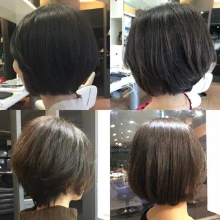 ショート 手櫛でストレート/ 人生を変える美髪へのヘアスタイル