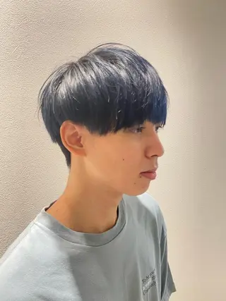 ショート メンズ スパイキーショート パーマ　具志堅　太志のヘアスタイル