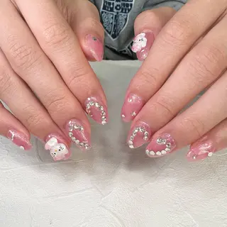 ネイル RIEKO🍒 ワンホン♡推しネイルのネイルデザイン