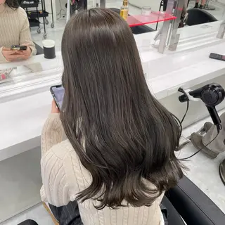 ロング カラー 韓国アイドル🤍ブリ ーチカラー🤍わかなのヘアスタイル