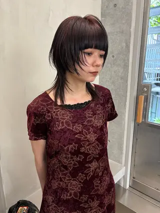 ミディアム yuuna/ ハッシュカット🎀のヘアスタイル