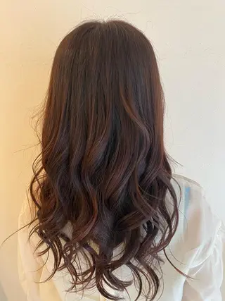 ロング 清水 有紗のヘアスタイル