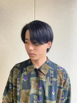 メンズ ボブ/レイヤー/ メンズ/池澤慎人のヘアスタイル