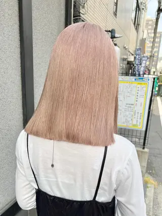 ミディアム カラー Via officialのヘアスタイル