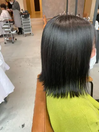 セミロング カラー メンズ 寺西 恵🪡🤍のヘアスタイル