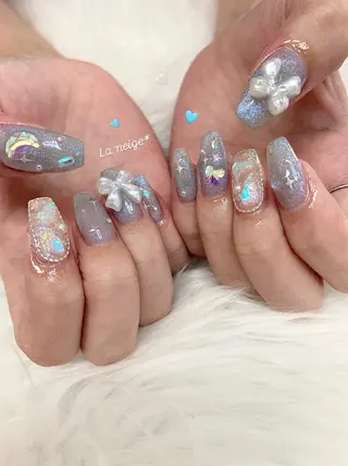 ネイル La neige* yuki 🥯🍑のネイルデザイン