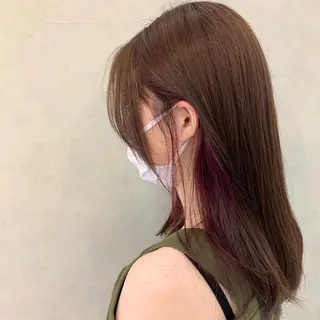 セミロング ︎︎🧸 yuri ︎︎🧸のヘアスタイル