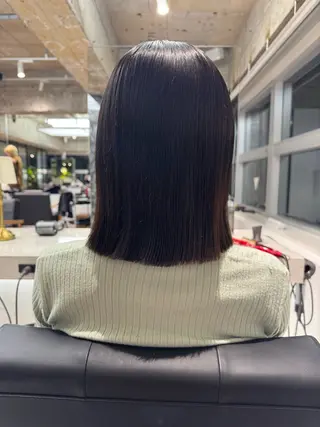 ミディアム オオクラ マオのヘアスタイル