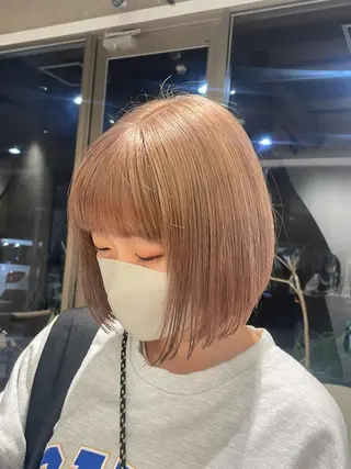 ミディアム カラー 美髪矯正/ハイトーン 🪸🩰ヒナコのヘアスタイル