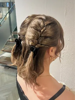 ヘアアレンジ 透明感カラー/ アレンジ✩akaneのヘアスタイル