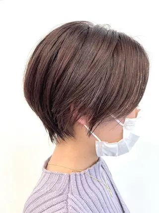 ショート カラー 笠原 健人のヘアスタイル