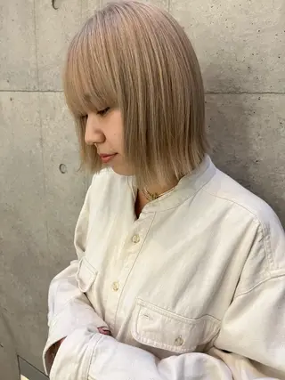 ショート カラー i.NAGOYA所属・レイヤーカット🫧 etsuのヘアスタイル