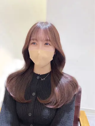ロング カラー 韓国ヘア×髪質改善 /yoshikaのヘアスタイル